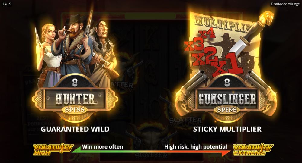 Deadwood xNudge free spins