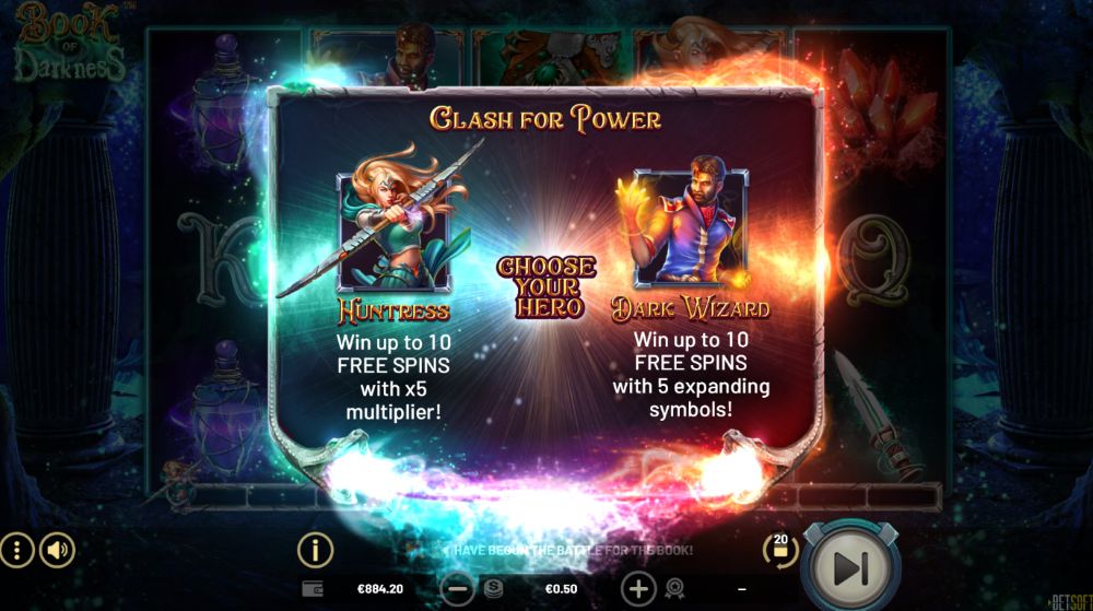 Book of Darkness slot bonus