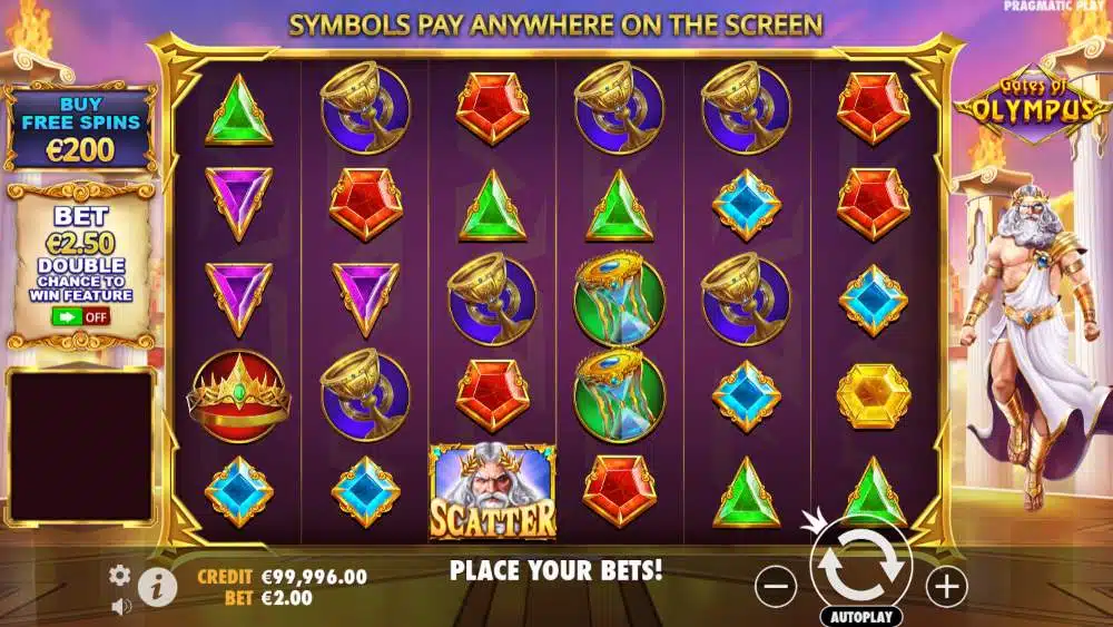 Game utama Gates of Olympus