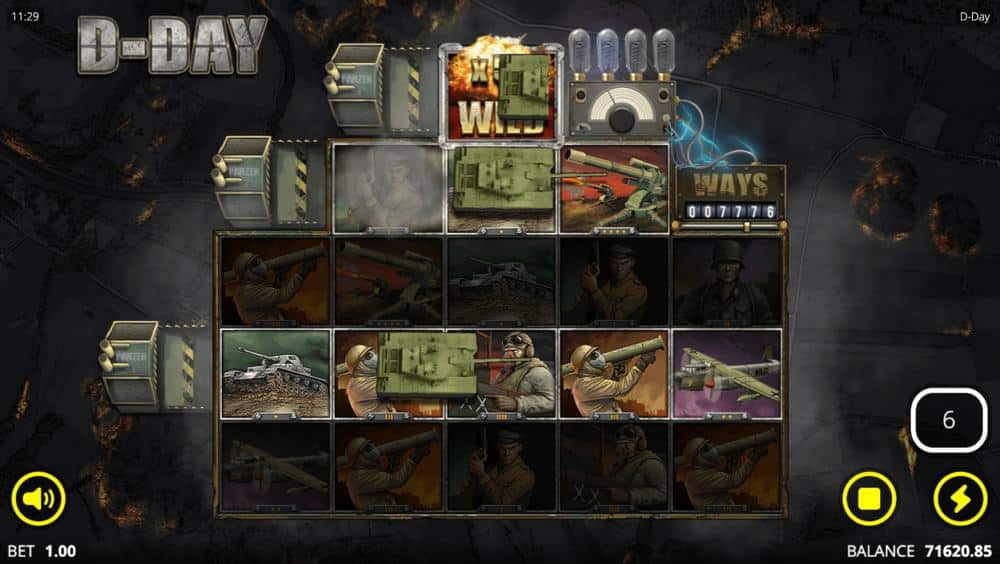 D-Day slot features