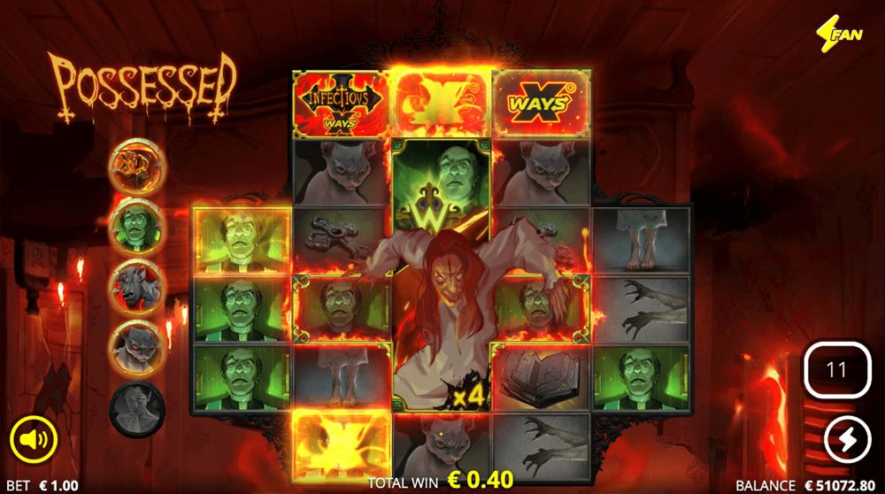 Possessed free spins