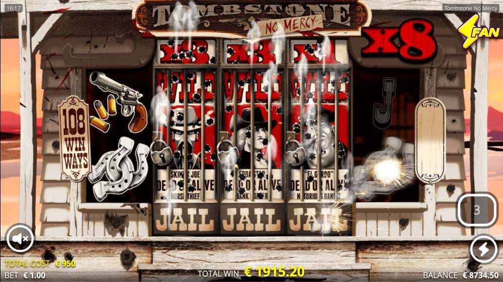 Tombstone: No Mercy Bounty Spins
