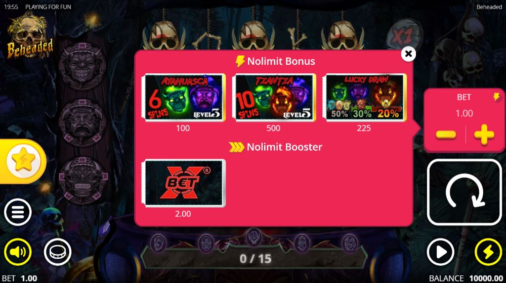 Beheaded bonus buy