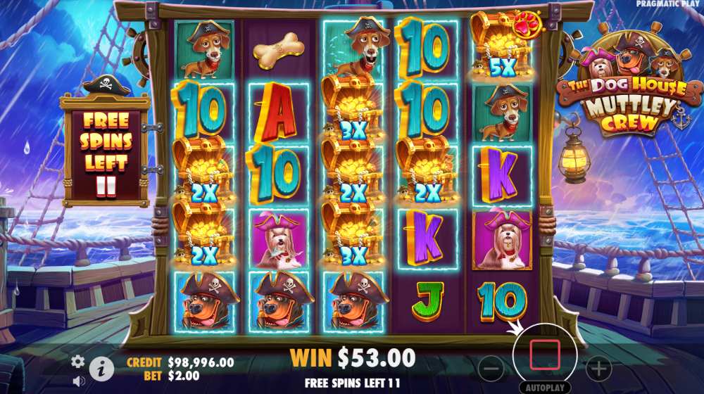 Game Bonus The Dog House Muttley Crew