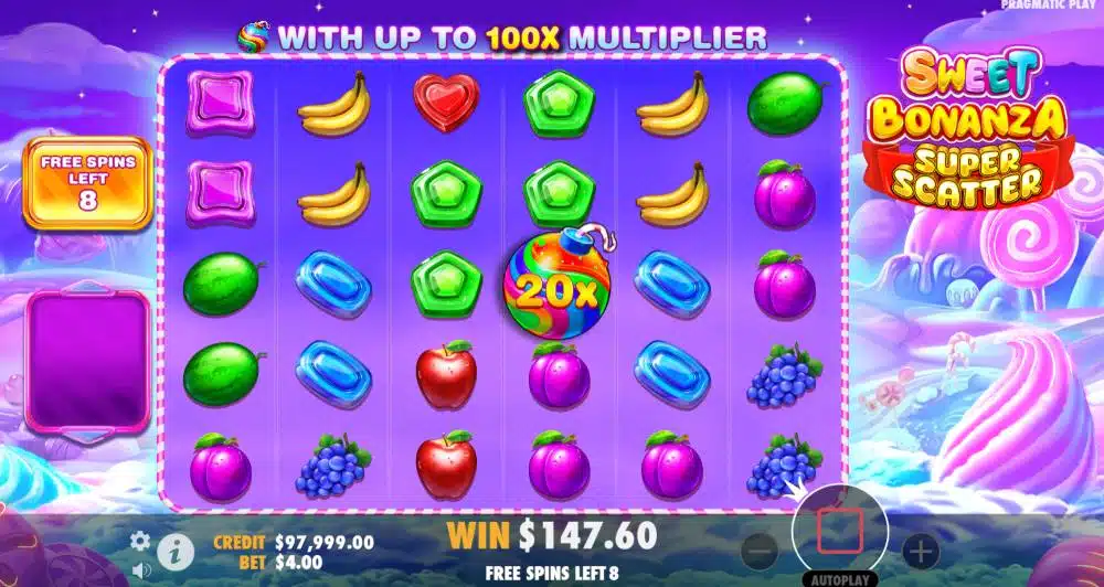 Sweet Bonanza Super Scatter online slot