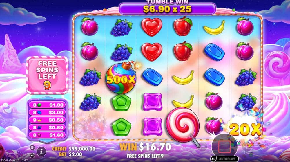 Sweet Bonanza 2500 slot features